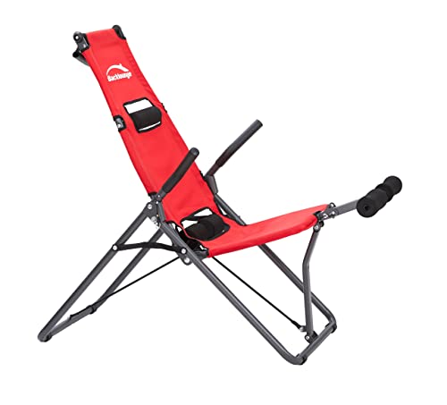 Mediashop Back Lounge | Inversions-Rücken-Trainer | Inversionsbank | Streckung der Wirbelsäule | bis zu 110 kg dynamisch, 250 kg statisch belastbar | integrierte Massagerollen | zusammenklappbar (Neu)