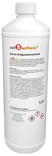 well2wellness® Saunaaufguss Konzentrat Eukalyptus - Birke 1,0 l