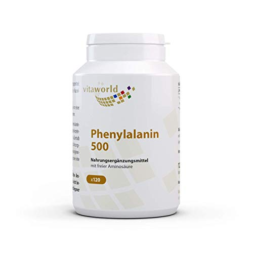 Vita World Phenylalanin 500mg 120 Vegi Kapseln Apotheker-Herstellung