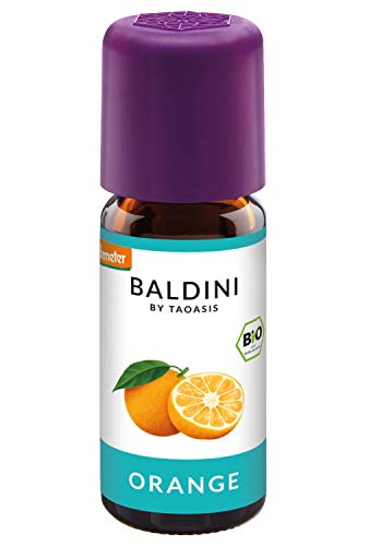 Baldini - Orangenöl BIO, 100% naturreines ätherisches BIO Orangen Öl, Bio Aroma, 10 ml