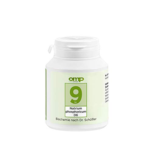 Schüssler Salz Nr. 9 Natrium phosphoricum D6 | 400 Tabletten | Das Salz des Stoffwechsels | glutenfrei