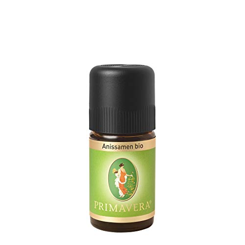 PRIMAVERA Ätherisches Öl Anissamen bio 5 ml - Aromaöl, Duftöl, Aromatherapie - entspannend, ausgleichend, beruhigend - vegan