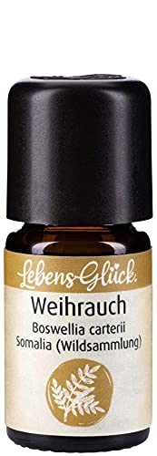 LebensGlück. Weihrauchöl, naturreines ätherisches Öl WEIHRAUCH aus Wildsammlung, 5ml, Aroma Therapie I Kosmetik