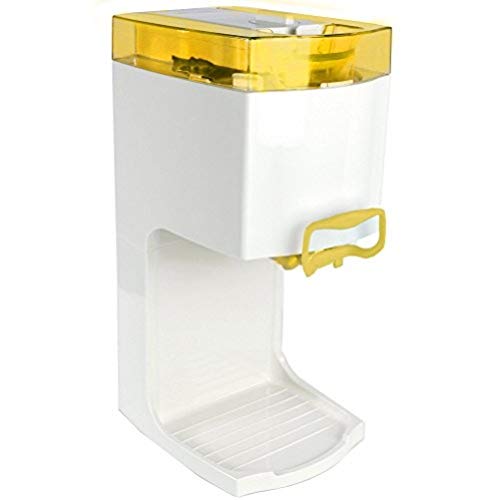 4in1 Gino Gelati GG-50W-A Yellow Softeismaschine Eismaschine Frozen Yogurt-Milchshake Maschine Flaschenkühler