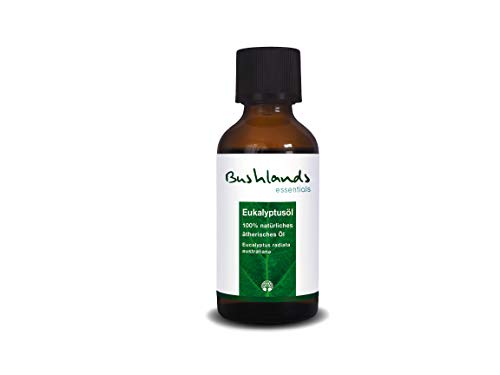 Eukalyptusöl 50 ml - von der Edel-Eukalyptuspflanze Eucalyptus radiata, aus australischem Anbau, besonders hochwertig, 100% naturrein von Bushlands essentials