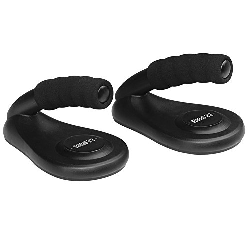 C.P.Sports Liegestützgriffe - Push Up Stand Bar Liegestütz-Griffe 2er-Set schwarz