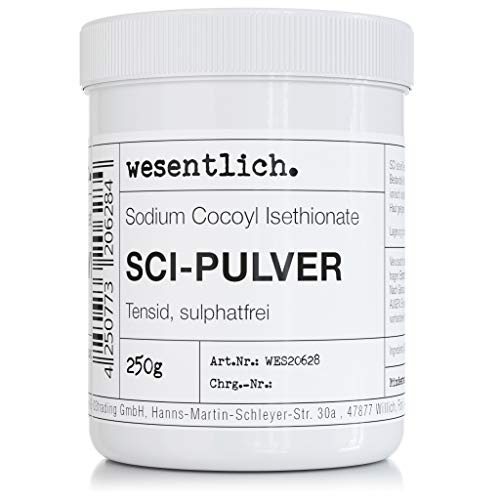 SCI - Sodium Cocoyl Isethionate - 250g - mildes Tensid in praktischer Schraubdeckeldose von wesentlich.