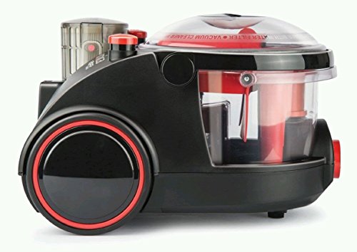 Bora 5000 ROT Wasserstaubsauger, Staubsauger mit Wasserfilter, HEPA-Filter 13, Allergiker Staubsauger, Nasssauger