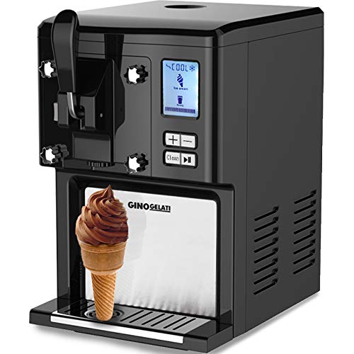 Syntrox Germany Eismaschine mit Kompressor Softeismaschine Frozen-Joghurt Maschine IC 200 Arctis