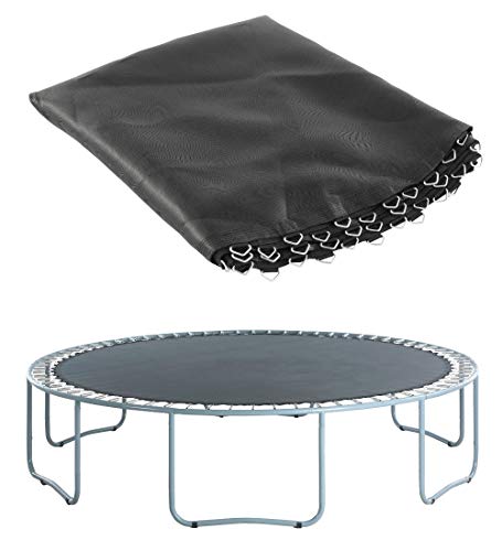 Trampolin-Ersatzsprungsmatte, passend für runde Trampoline - Verschiedene Arten und Größen (10FT - 305cm, Mit 64 V-Ringe, für 18cm Federlänge)