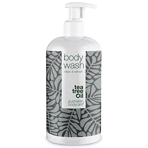 Australian Bodycare Body Wash 500ml | Teebaumöl Duschgel bei Unreiner & Trockener Haut, Pickeln, Juckreiz, Körpergeruch | Auch zur Pflege bei Pilzen, Fußpilz, Ringelflechte, Akne, Schweißfüßen