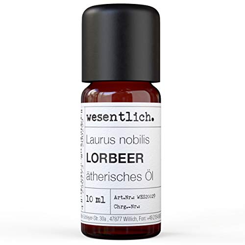 Lorbeerblätteröl - reines ätherisches Öl von wesentlich. - 100% naturrein aus der Glasflasche (10ml)