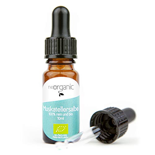 Bio-Muskatellersalbeiöl (Salvia Sclarea), 100% naturreines ätherisches BIO-Öl – 10ml