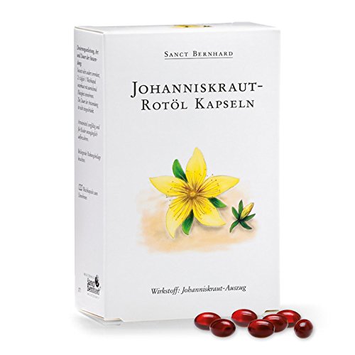 Sanct Bernhard Johanniskraut-Rotöl-Kapseln mit Johanniskrautöl 120 Kapseln