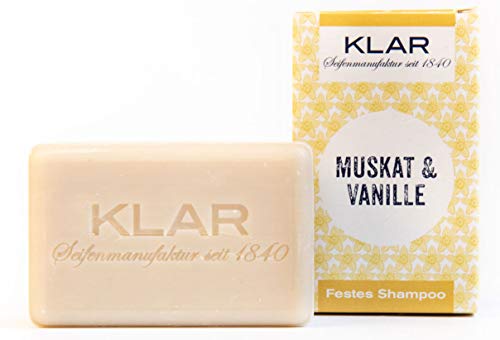 Festes Shampoo von 'Klar Seife'  Muskat & Vanille