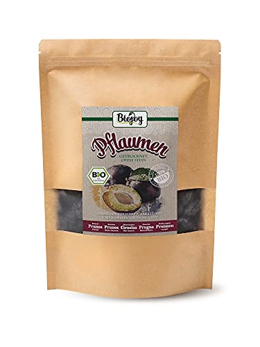 Biojoy BIO-Pflaumen getrocknet, entsteint, ungeschwefelt und ungezuckert (1 kg)