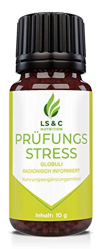 Prüfungsstress Globuli | Angst | Stress | Burnout | radionisch informiert | für Kinder | 10g