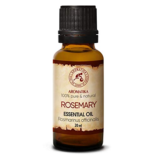 Rosmarin Öl 20ml - 100% Reine & Natürliche Rosmarinöl - Rosmarinus Officinalis - Spanien - für Aromatherapie - Aroma Diffuser - Duftlampe - Anti-Haarausfall - Beauty - Naturkosmetik
