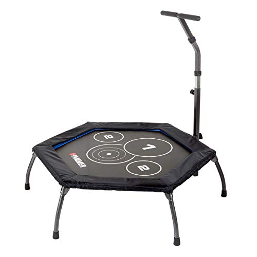 Hammer Fitness-Trampolin Cross Jump, 98 cm Sprungfläche, leistungsstark bis 130 kg Benutzergewicht