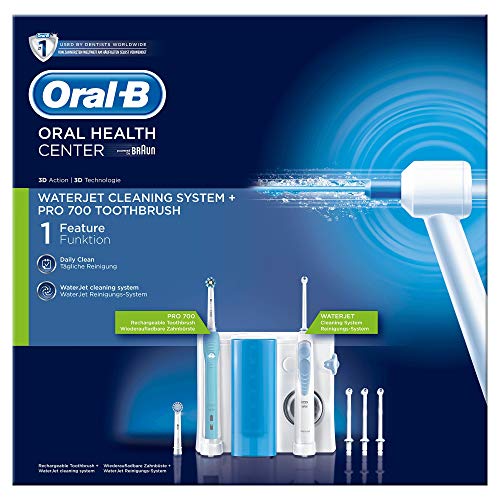 Oral-B Mundpflegecenter PRO 700 Elektrische Zahnbürste + Waterjet Munddusche
