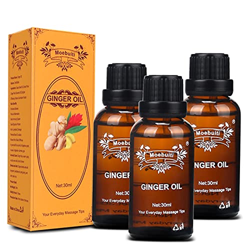 Ätherisches Öl, Spa-Massageöle, Ingweröl für die Lymphdrainage, Haar, Massage, Schwellung und Haut, natürliches Ingweröl, pflanzentherapeutisches Ingweröl
