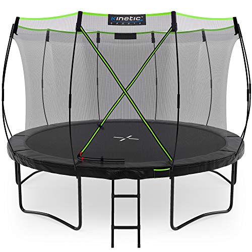 Kinetic Sports Gartentrampolin TUP1200, 366 cm, Black