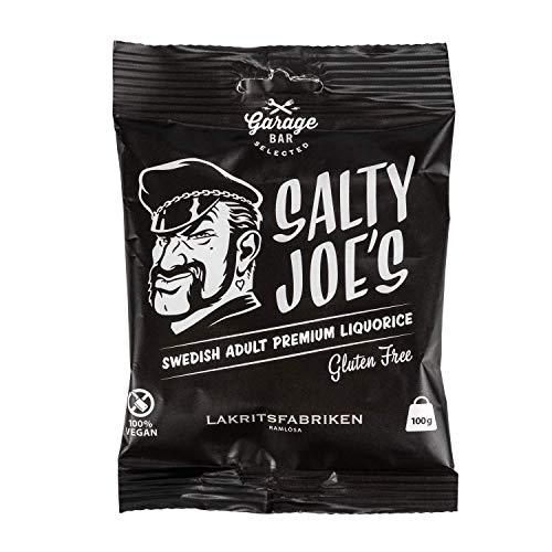 Lakritsfabriken - Salty Joe`s Erwachsenenlakritz vegan 100g