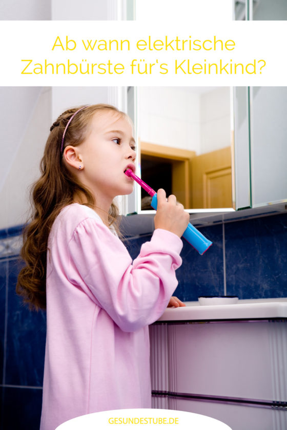 Ab wann ist eine elektrische Zahnbürste für kleine Kinder geeignet?